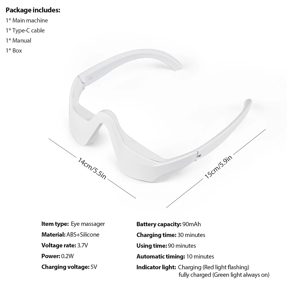 Eye Massager 3D Eyes Relax Massager Fatigue Relief Lighten Dark Circles Beauty Eye Care - Detail 1