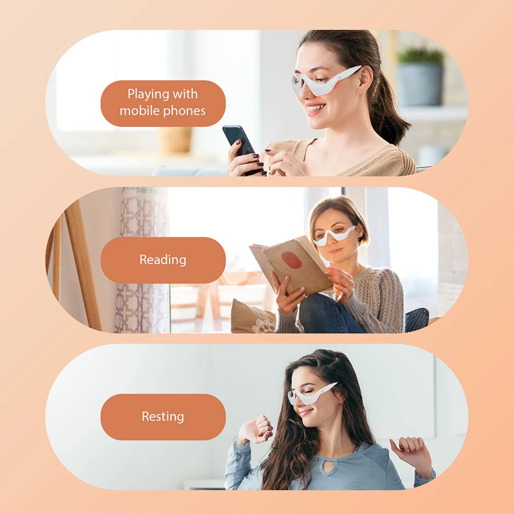 Eye Massager 3D Eyes Relax Massager Fatigue Relief Lighten Dark Circles Beauty Eye Care - Detail 6