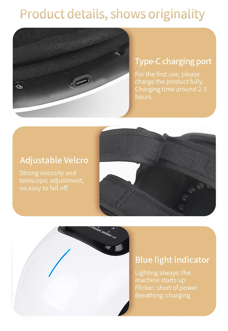 Multifunctional Smart Cordless Knee Massager Vibration Knee Relaxing Massage Machine Joint Knee Devi - Detail 5