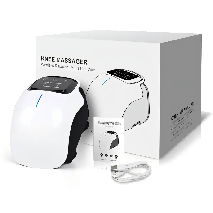 Multifunctional Smart Cordless Knee Massager Vibration Knee Relaxing Massage Machine Joint Knee Devi - Gallery 4