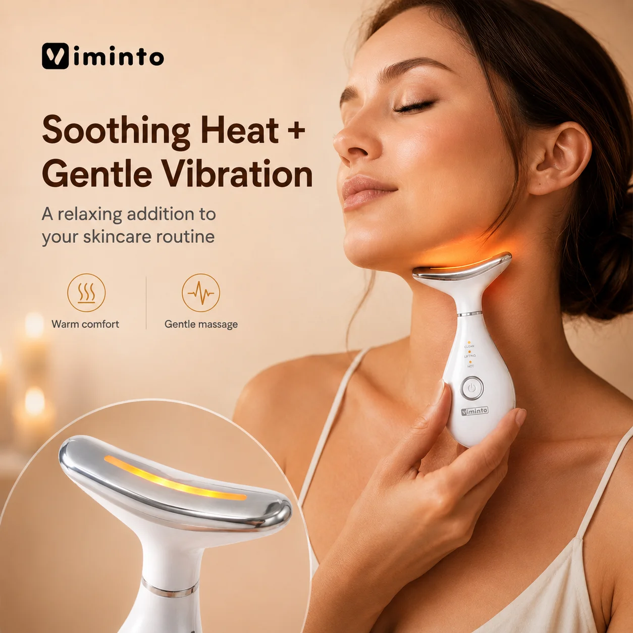 VIMINTO 3-in-1 Face Massager — feature banner 4: benefits and how it works